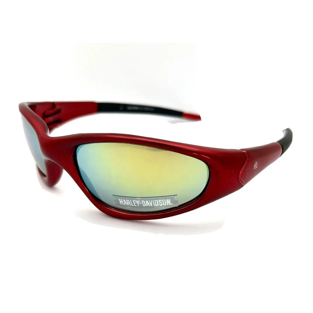 Harley Davidson Sunglasses Hds 451 Red RD-83 59-22-125 with Generic Case