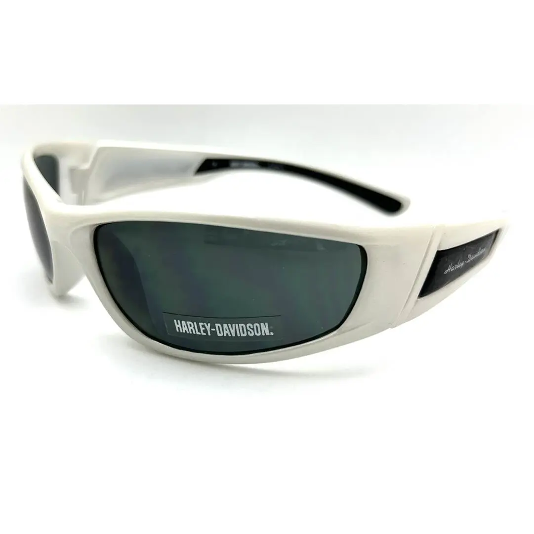 Harley Davidson Sunglasses Hds 417 SI-64 White 66-17-125 with Generic Case