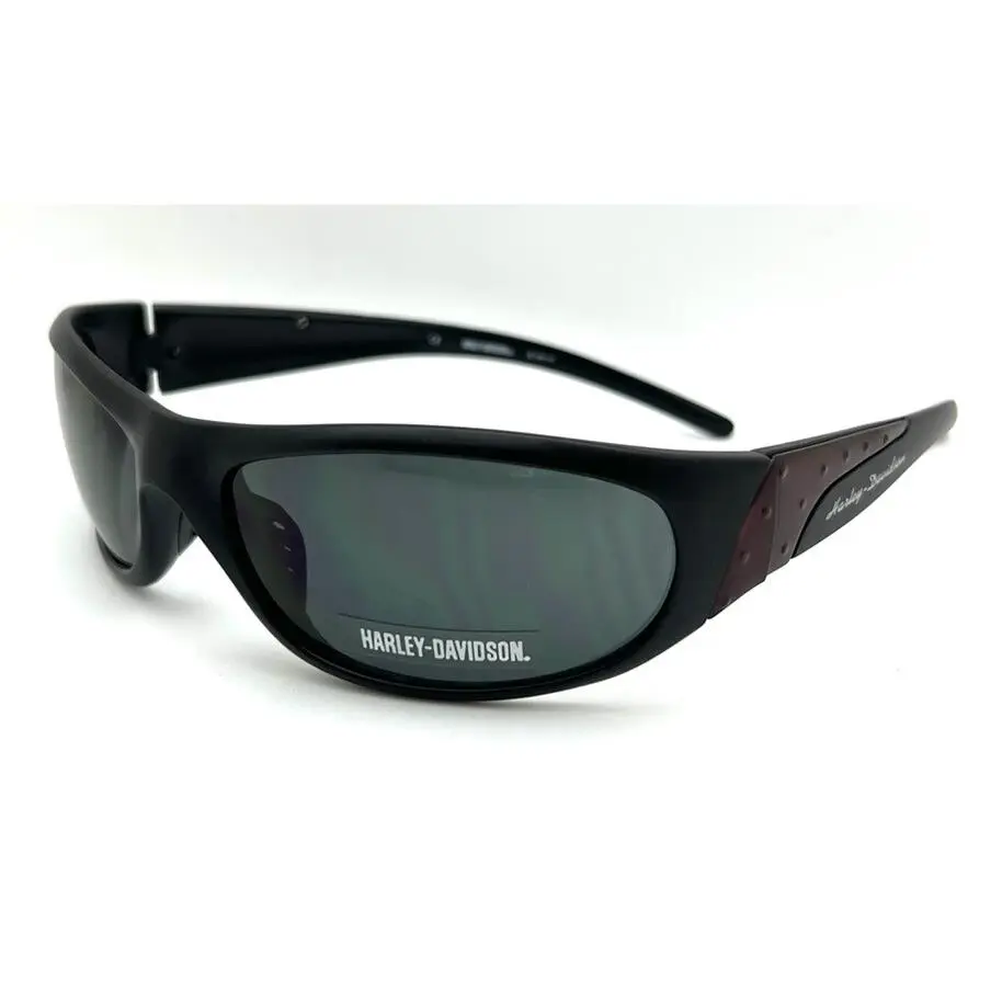 Harley Davidson Sunglasses Hds 438 SBU-3 Black 63-18-125 with Generic Case