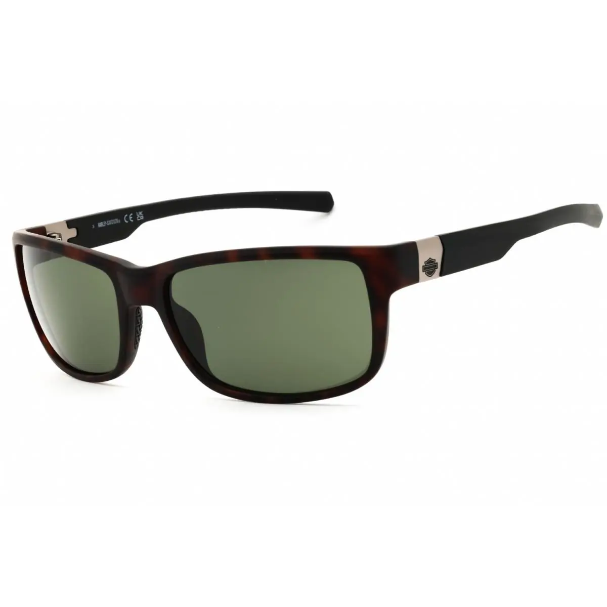 Harley Davidson HD00022 52N Dark Havana/green 63-18-130 Sunglasses