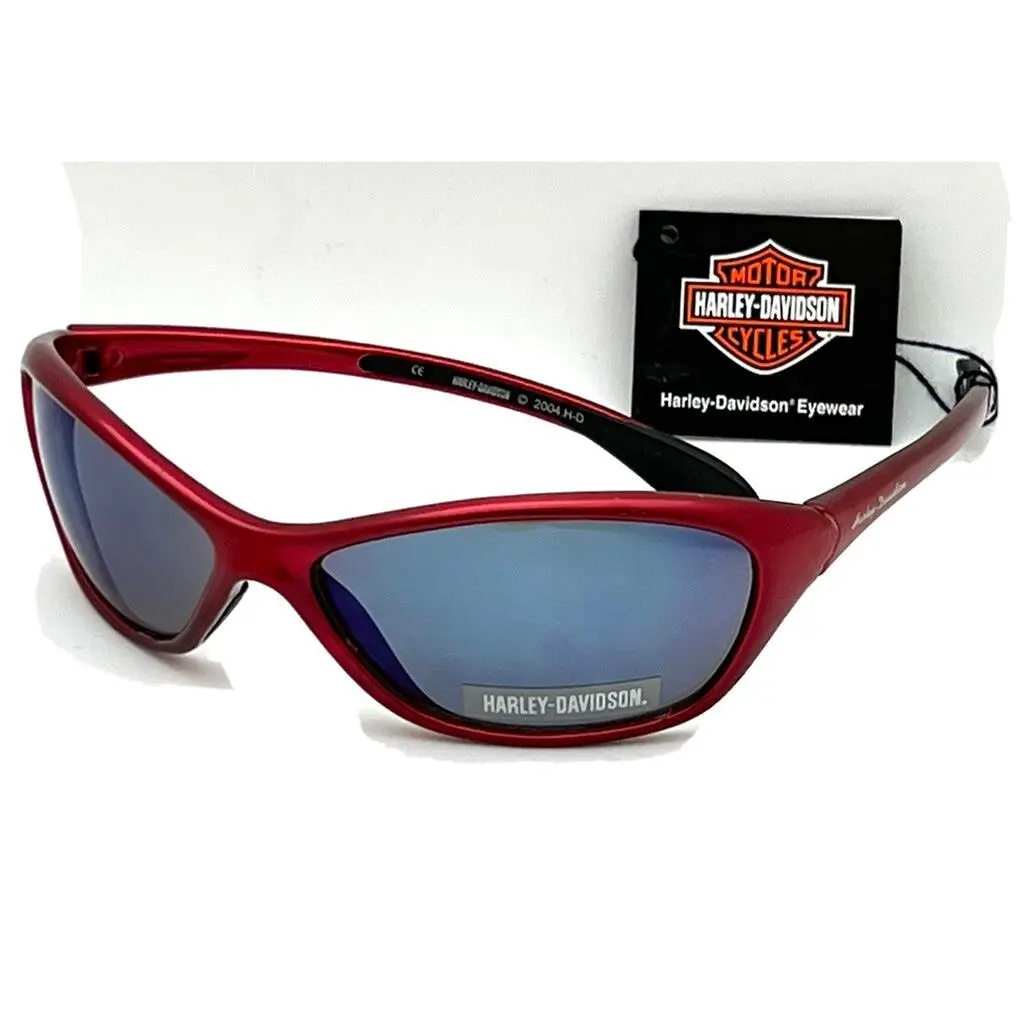 Harley Davidson Sunglasses Hds 450 RD-19F Red 62-15-115 with Generic Case