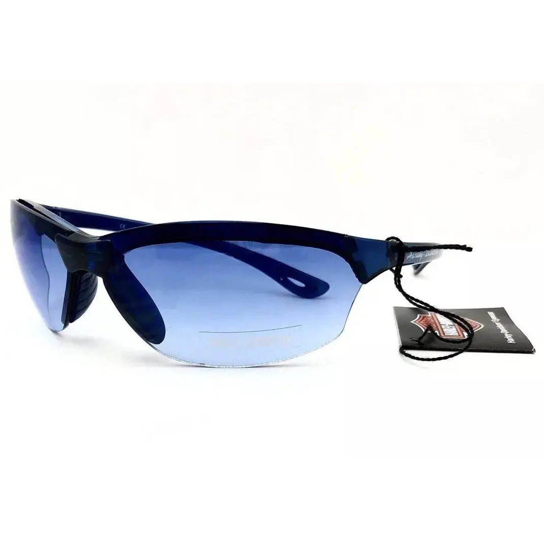 Harley Davidson Sunglasses Hds 413 BL-48 Blue 72•12•112 with Generic Case