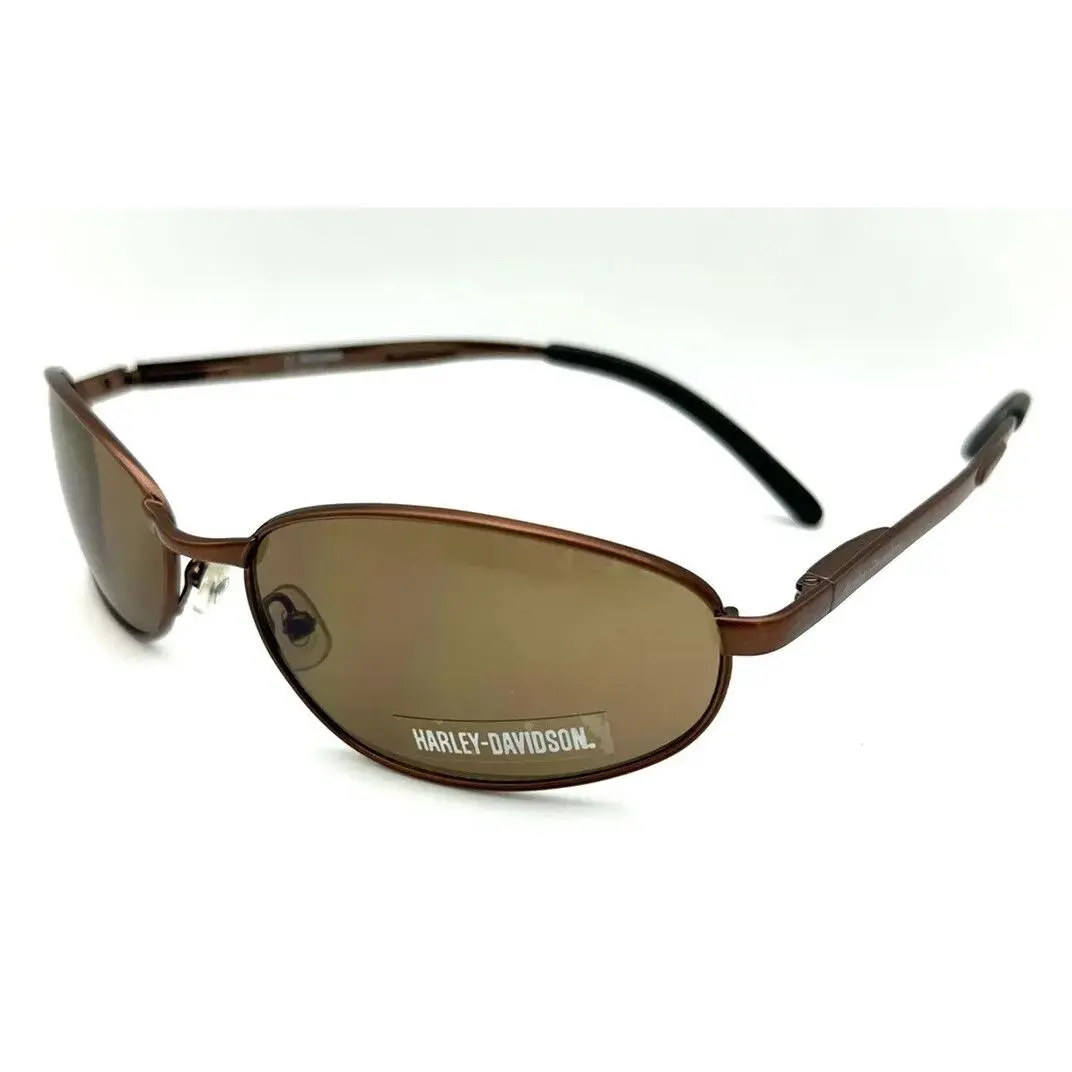 Harley Davidson Sunglasses Hds 434 SBRN-1 Brown 62-17-135 with Generic Case