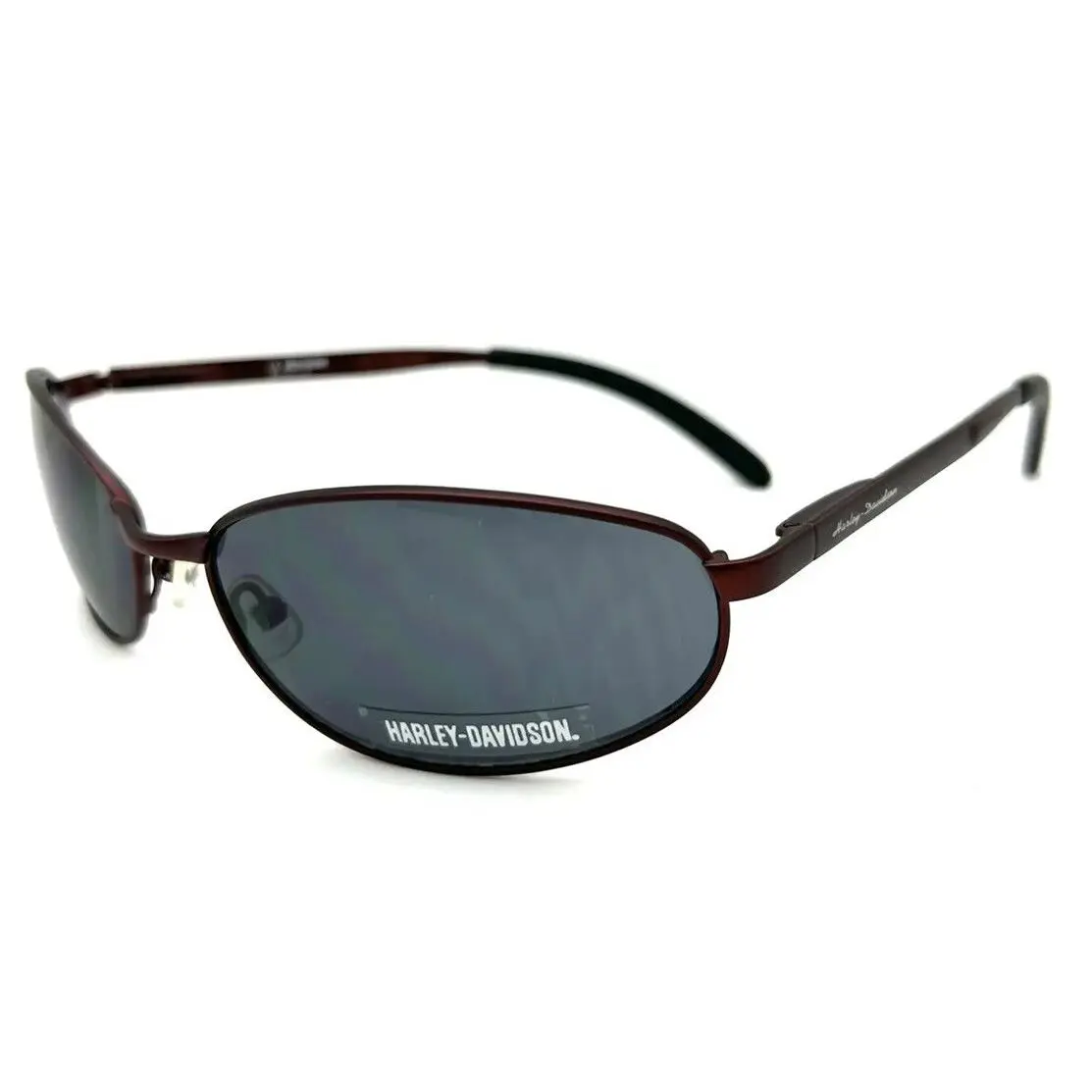 Harley Davidson Sunglasses Hds 434 SBU-3 Burgundy 62-17-135 W/generic Case - Frame: Burgundy, Lens: Black