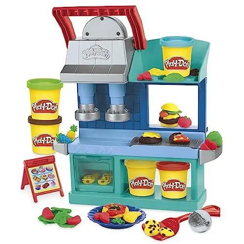 Play Doh Kitchen Creations Busy Chef Restaurant Playset For Kids 3 Plus