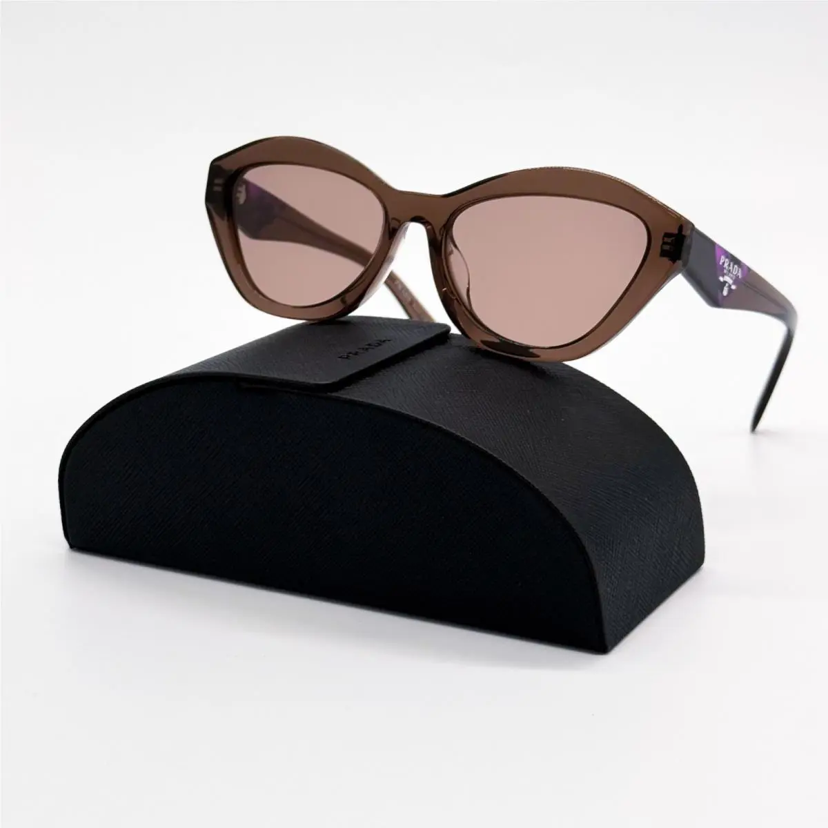 Prada Sunglasses PRA02SF 17O60B Brown Women Eyewear PR A02SF Spr A02S