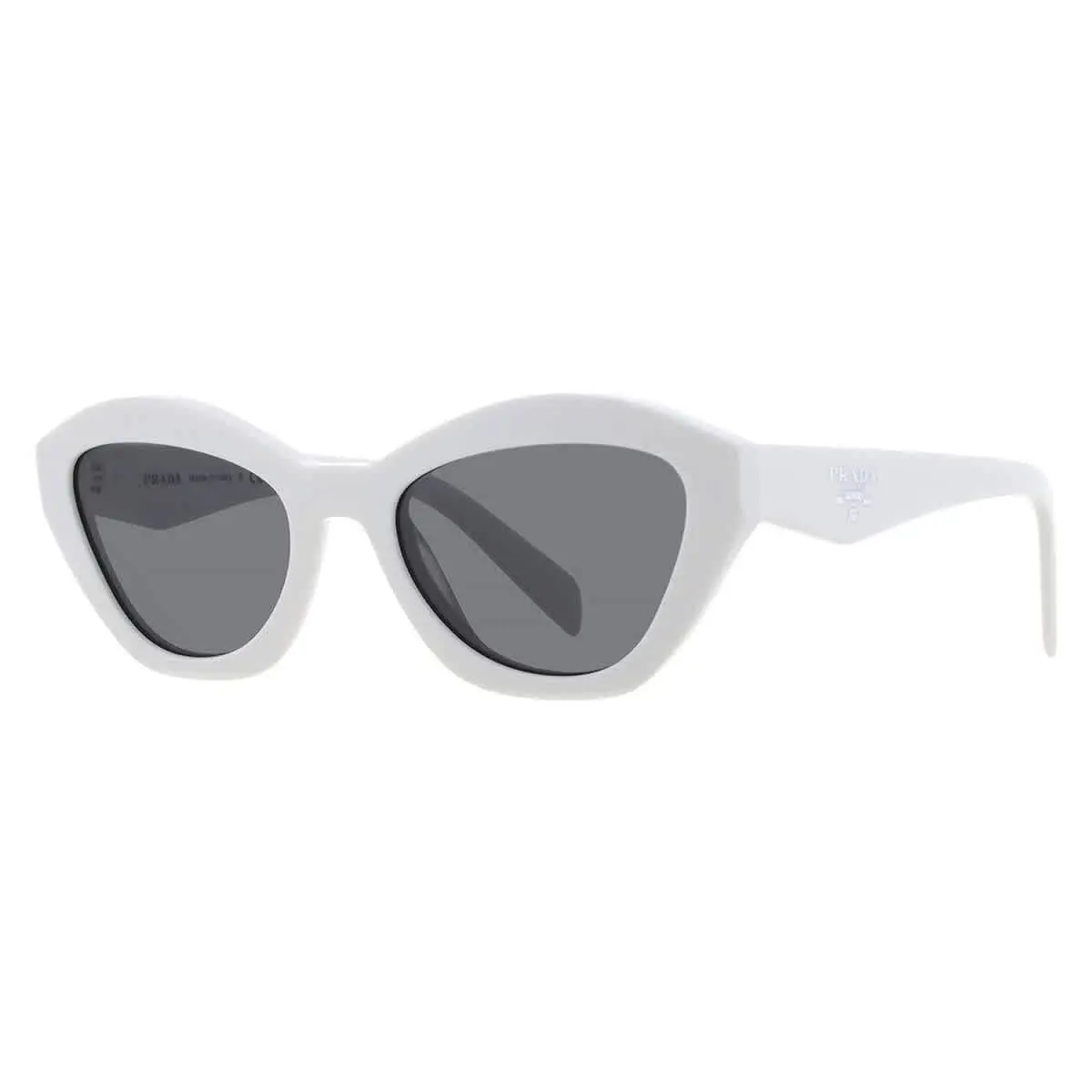 Prada Dark Grey Cat Eye Ladies Sunglasses PR A02S 17K08Z 52 PR A02S 17K08Z 52