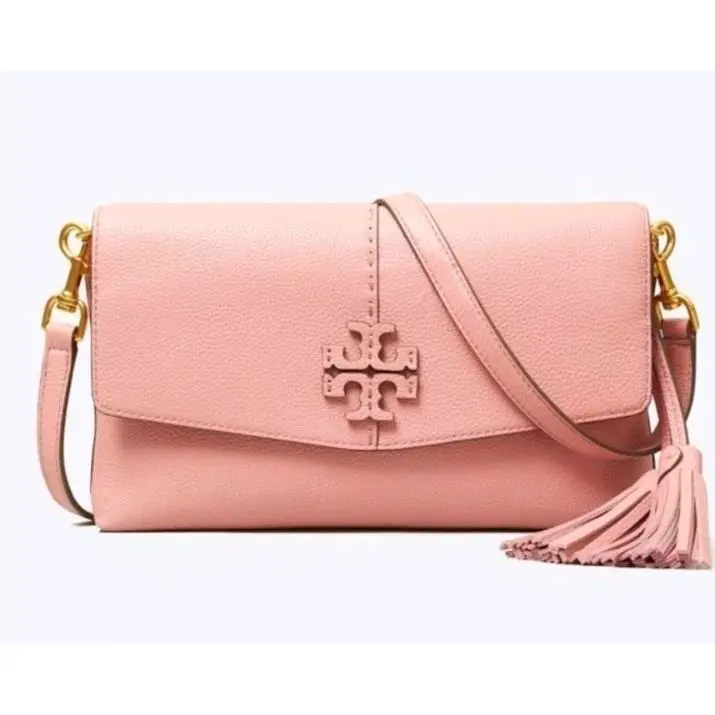 Tory Burch Mcgraw Crossbody Bag Pink Magnolia