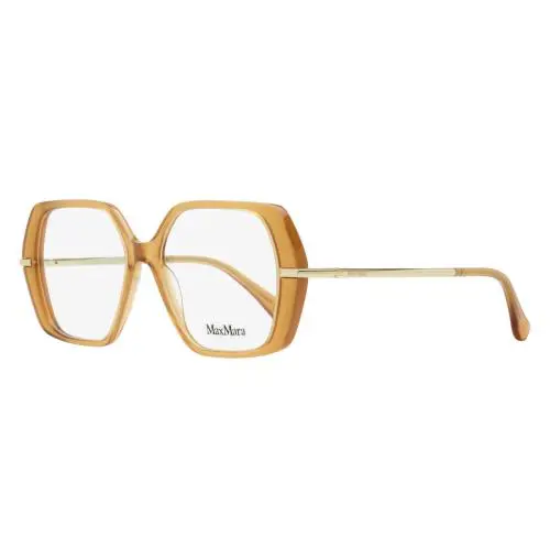 Max Mara Geometric Eyeglasses MM5175 045 Transparent Brown 52mm