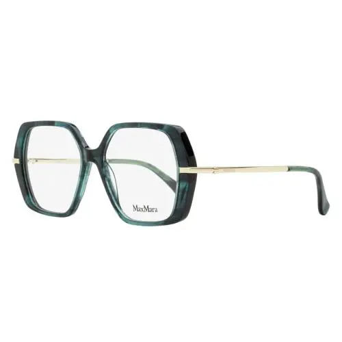 Max Mara Geometric Eyeglasses MM5175 098 Green Melange 52mm