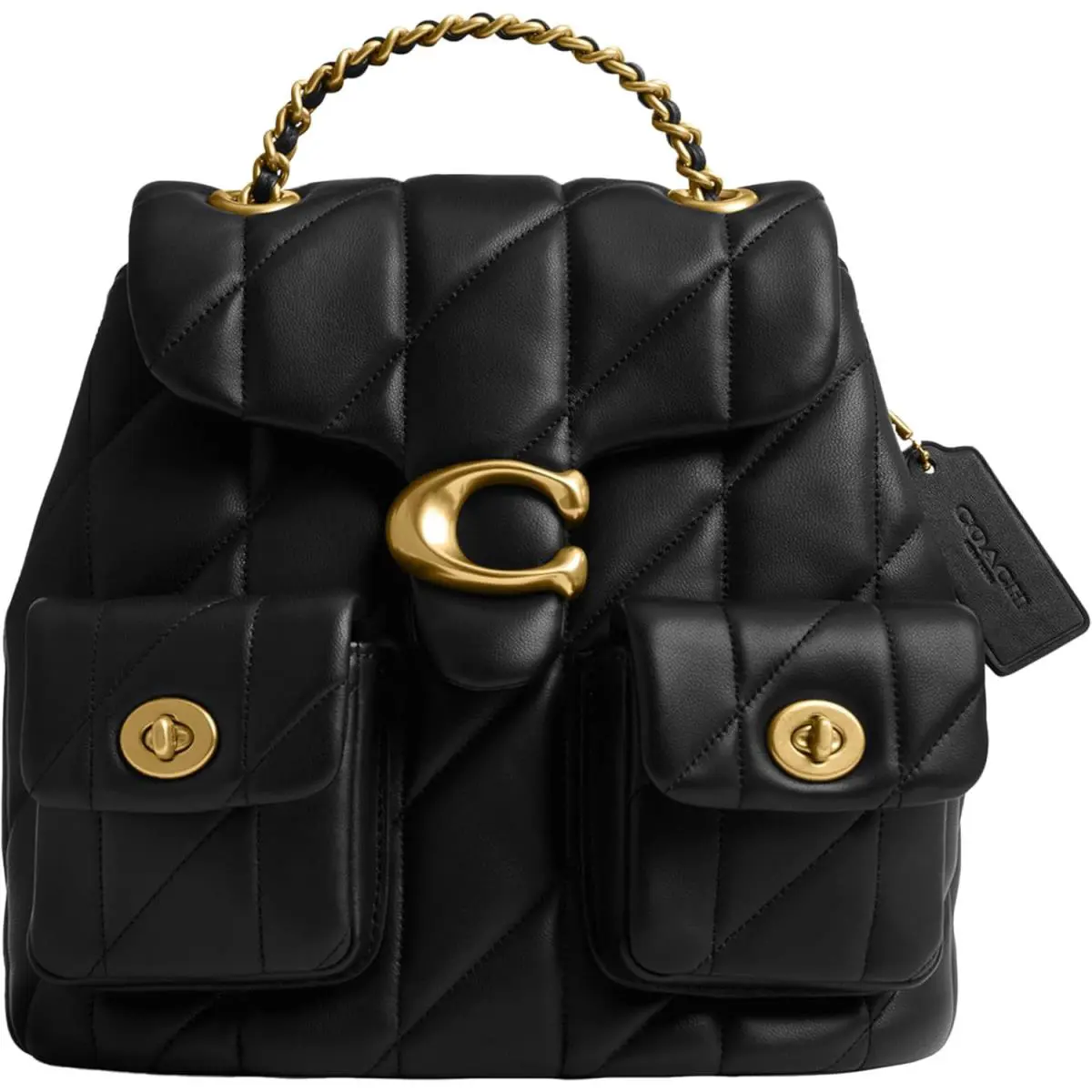 Coach Women`s Quilted Leather Tabby Backpack