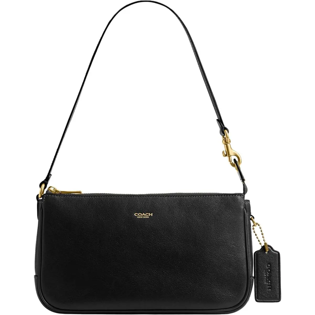 Coach Women`s Natural Grain Leather Plaza Bag