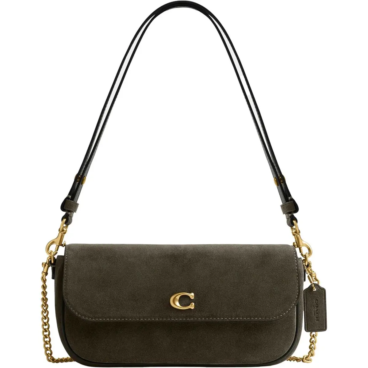 Coach Brook Flap Bag with Cha