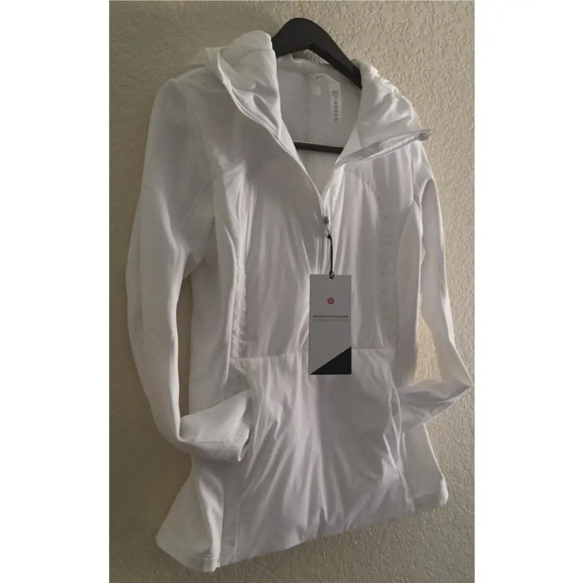 Lululemon Run For Cold Pullover Primaloft Water Protection Glyde White 8