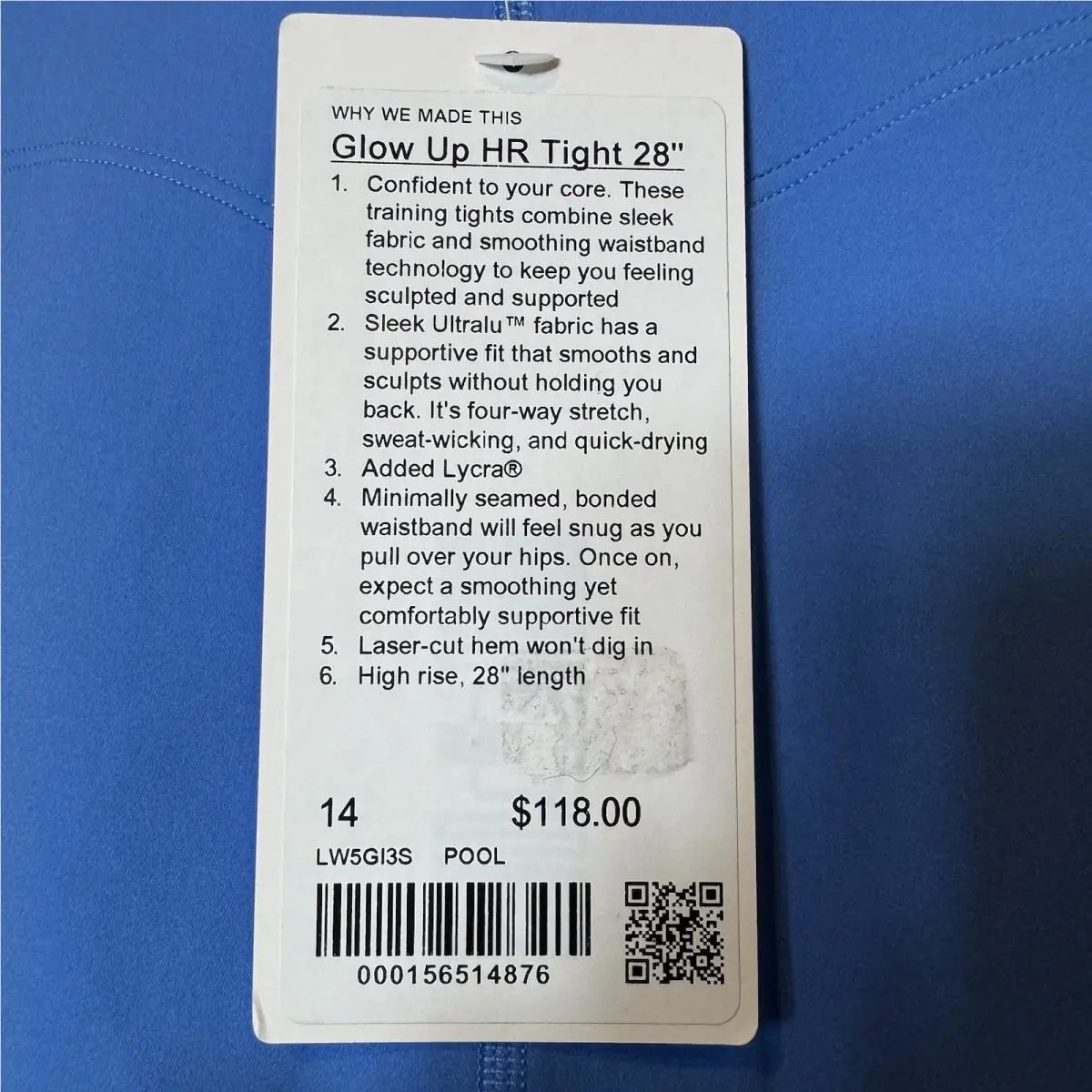 Lululemon clothing - Blue 4