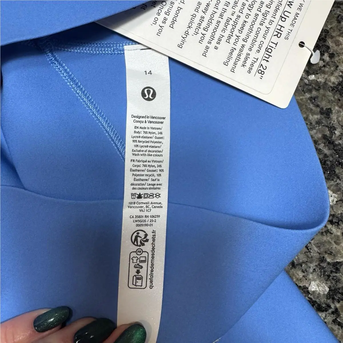 Lululemon clothing - Blue 6