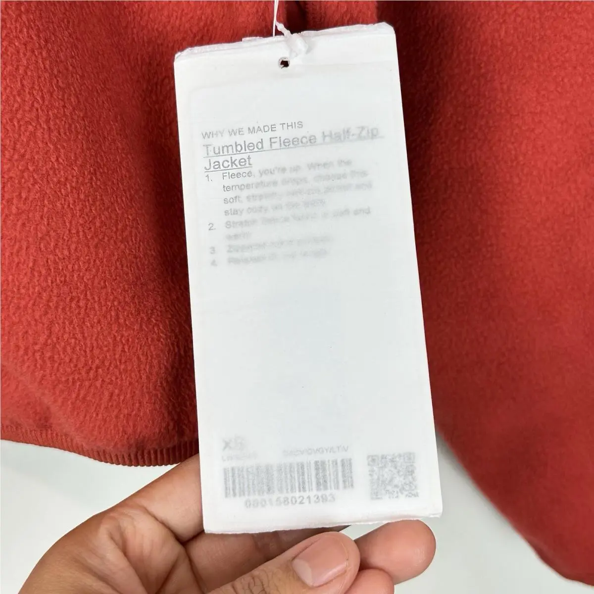 Lululemon clothing - Lululemon Tumbled fleece - Tumbled fleece - orange red 7