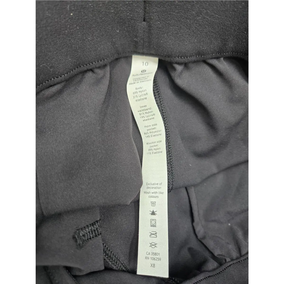 Lululemon clothing - Black 16