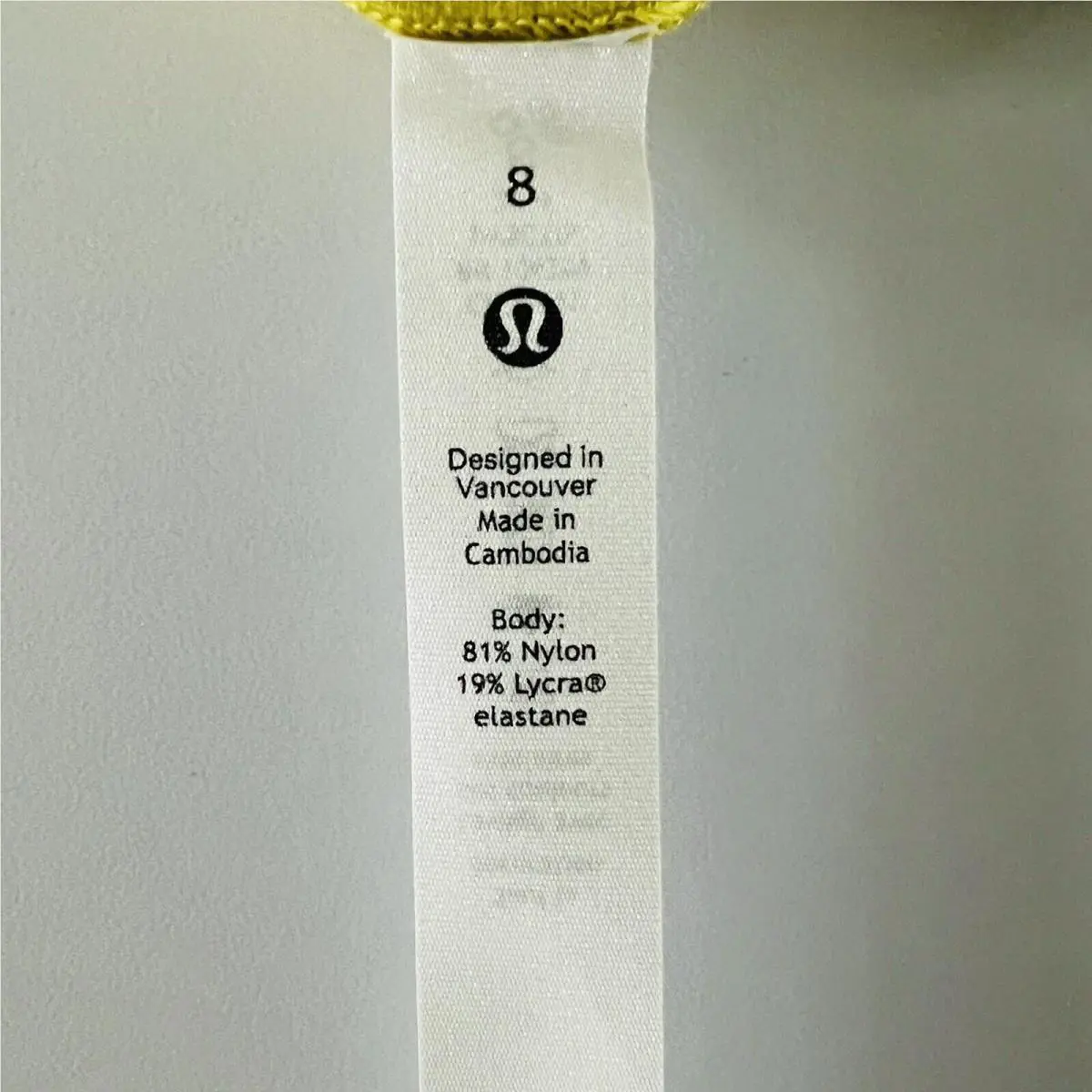 Lululemon clothing - Yellow 3