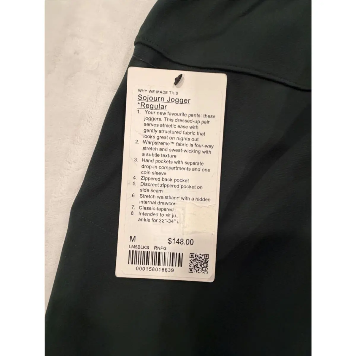 Lululemon clothing - Green 3