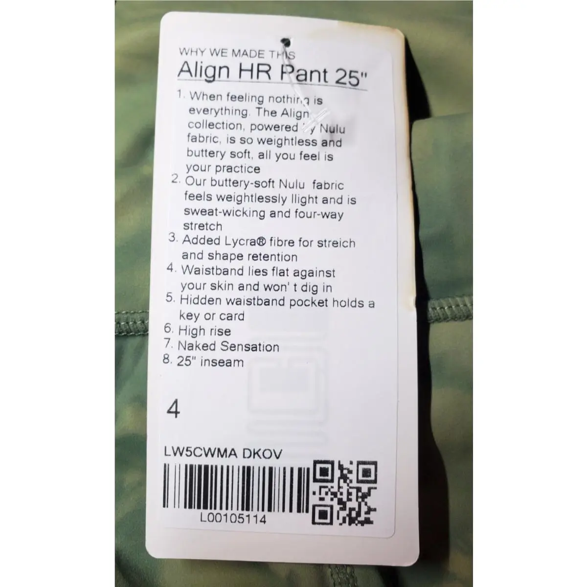 Lululemon clothing - Green 4