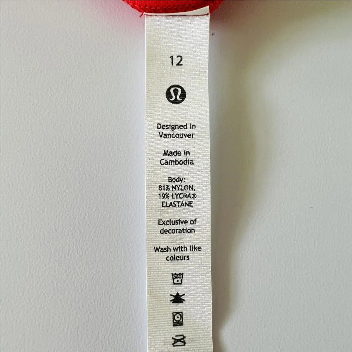 Lululemon clothing - Red 3