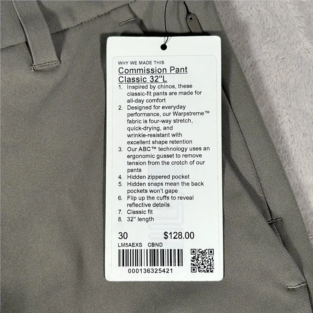 Lululemon clothing - Lululemon Commission Pants - Commission Pants - Gray 3