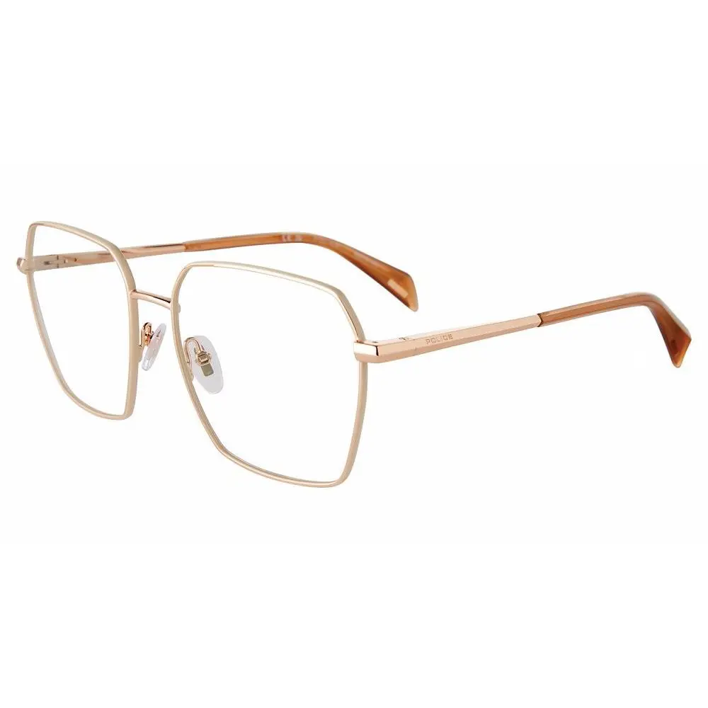 Police VPLM06M Eyeglasses Eye Glasses 02AM Copper Gold 56mm Unisex