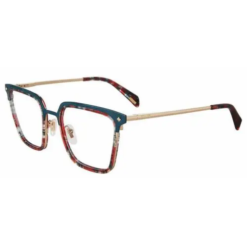 Police VPLG25 0376 Rose Gold Green Eyeglass W/red Marble Trim 51/20/135