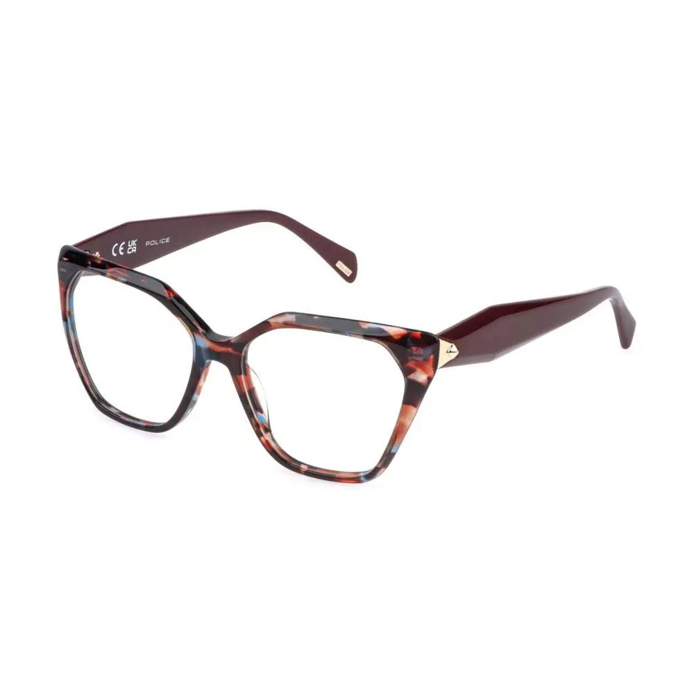 Police VPLR18M Eyeglasses Eye Glasses 09UV Brown/blue Havana 54mm