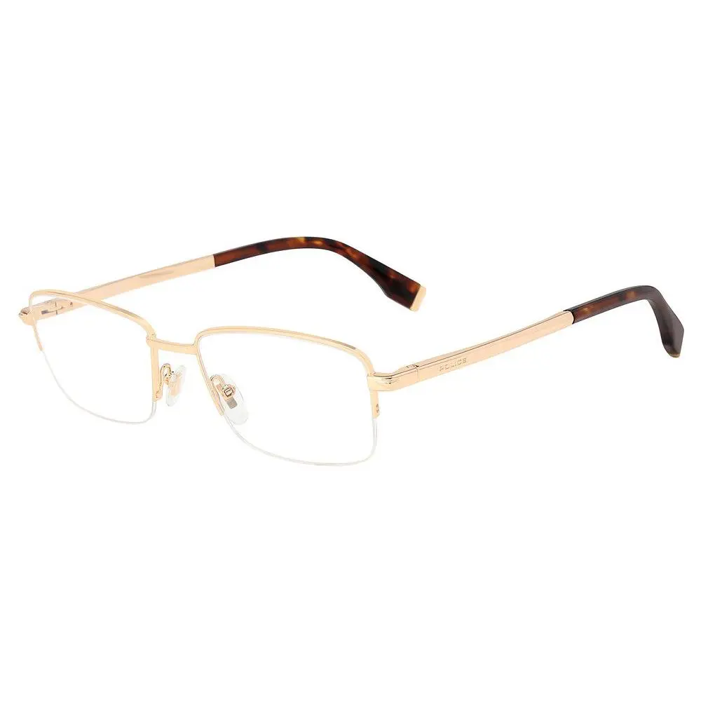 Police VPLR68 Eyeglasses Eye Glasses 0300 Shiny Rose Gold 55mm Uni