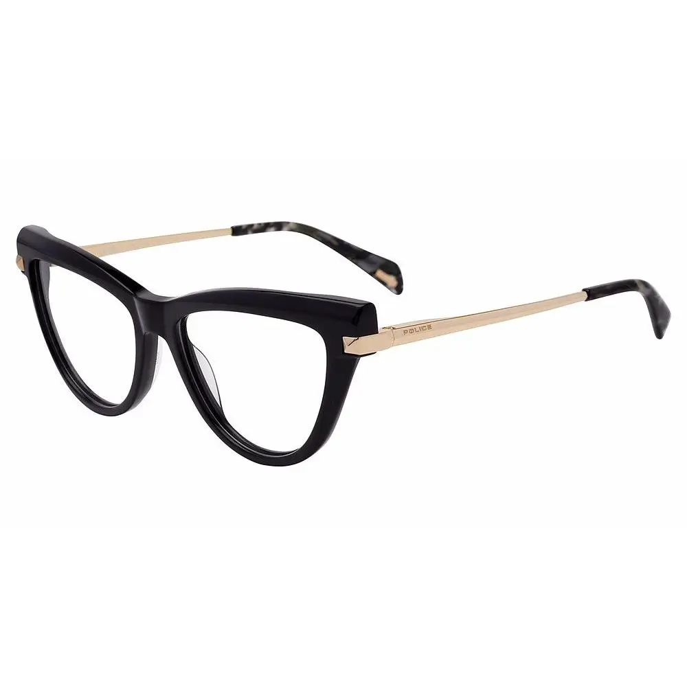 Police VPLP49M Eyeglasses Eye Glasses 0700 Shiny Black 53mm Unisex