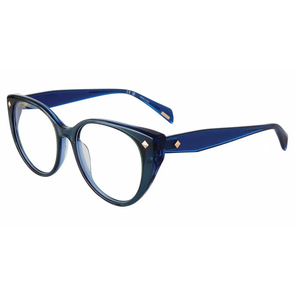 Police VPLM02M Eyeglasses Eye Glasses 04GD Blue/green 52mm Unisex