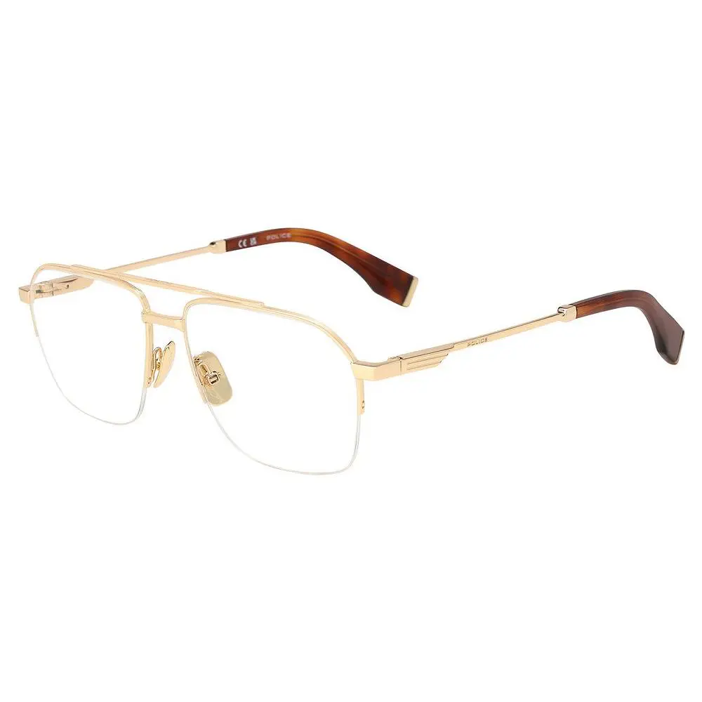 Police VPLR71 Eyeglasses Eye Glasses 0300 Shiny Rose Gold 56mm Uni