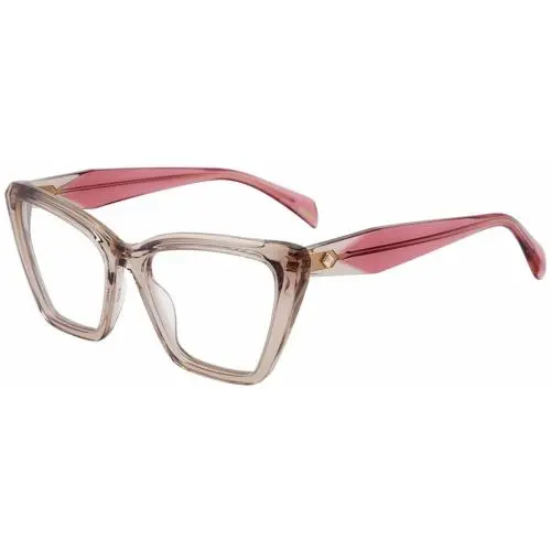 Police Vplp 52 V Transparent Beige 07t1 Size 54 Sunglasses