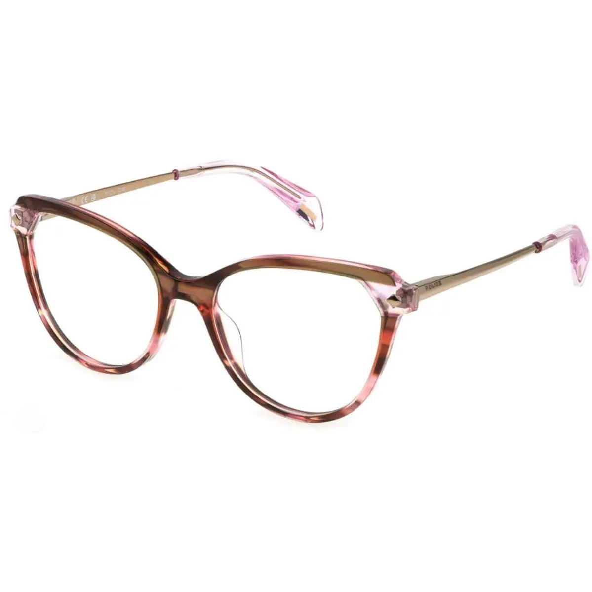 Police Vpll 27 Brown/pink/orange 06db Size 53 Sunglasses