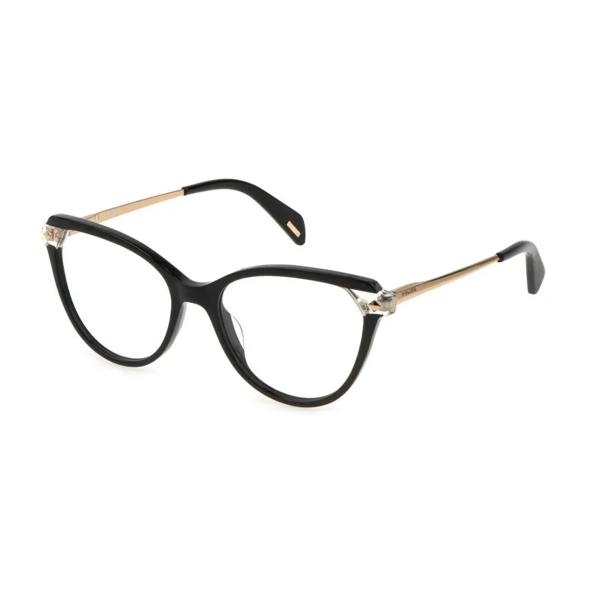 Police VPLL27 Eyeglasses Eye Glasses 0700 Black 53mm Unisex