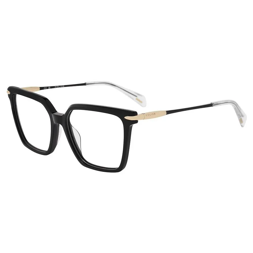 Police VPLR14M Eyeglasses Eye Glasses 0700 Shiny Black 54mm Unisex