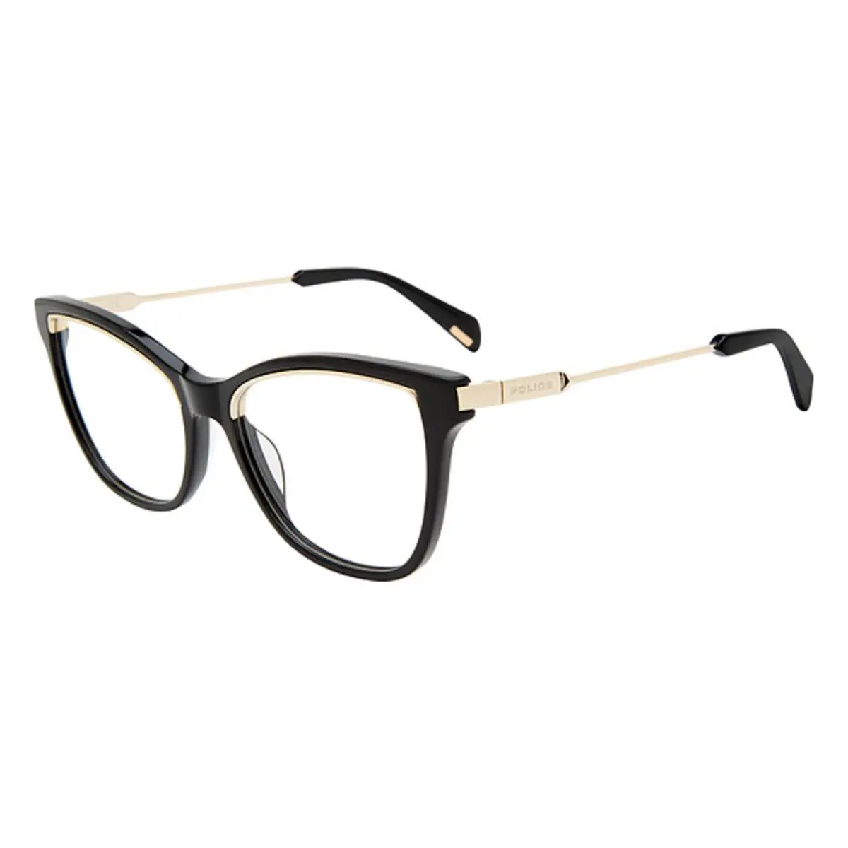 Police VPLC30V 700V Black Gold Eyeglasses 54/17/140