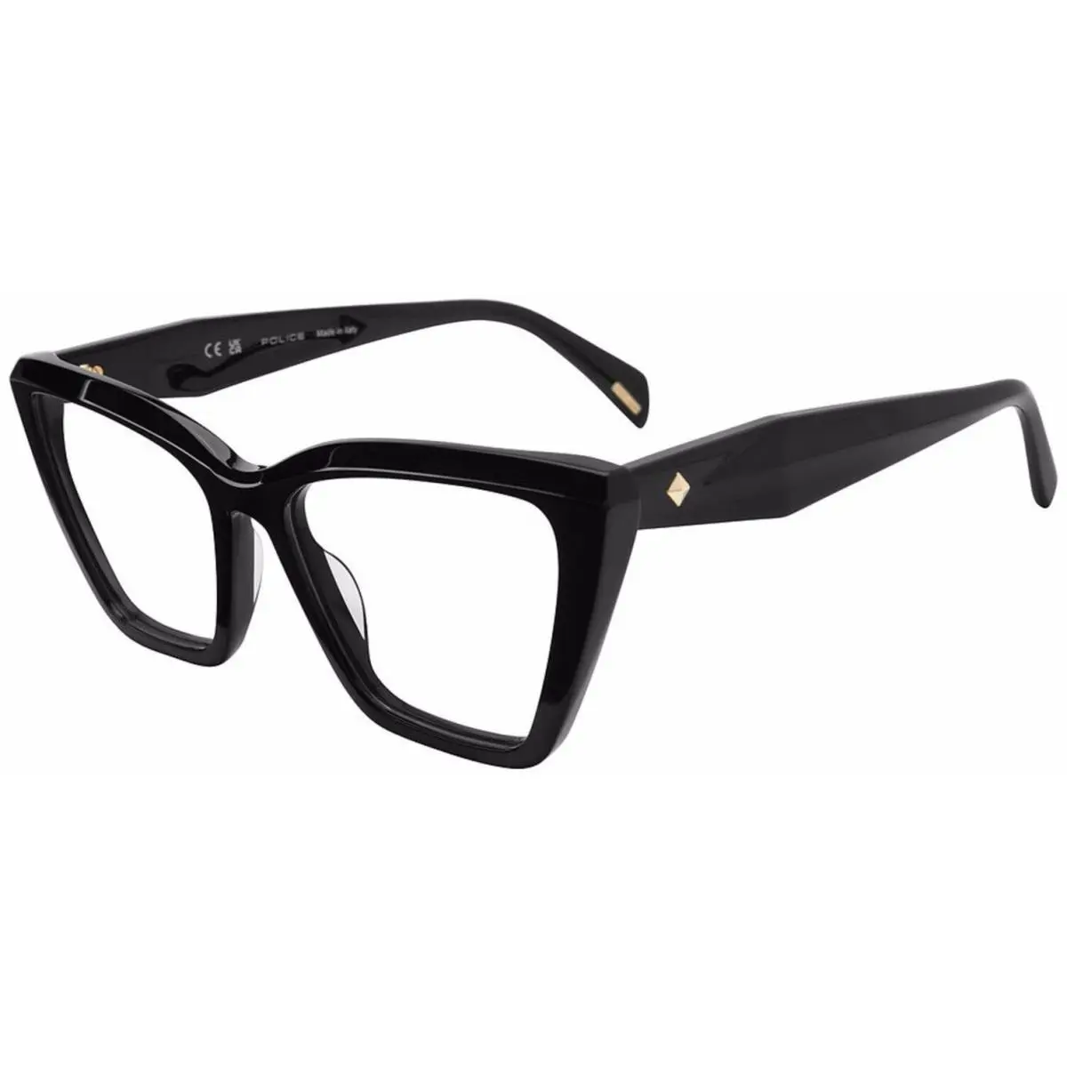 Police Vplp 52 M Shiny Black 0700 Size 54 Sunglasses