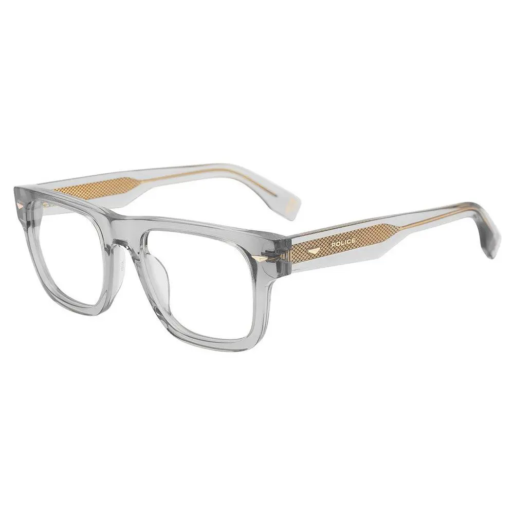Police VPLQ72E Eyeglasses Eye Glasses 04G0 Transp. Grey 52mm Unise