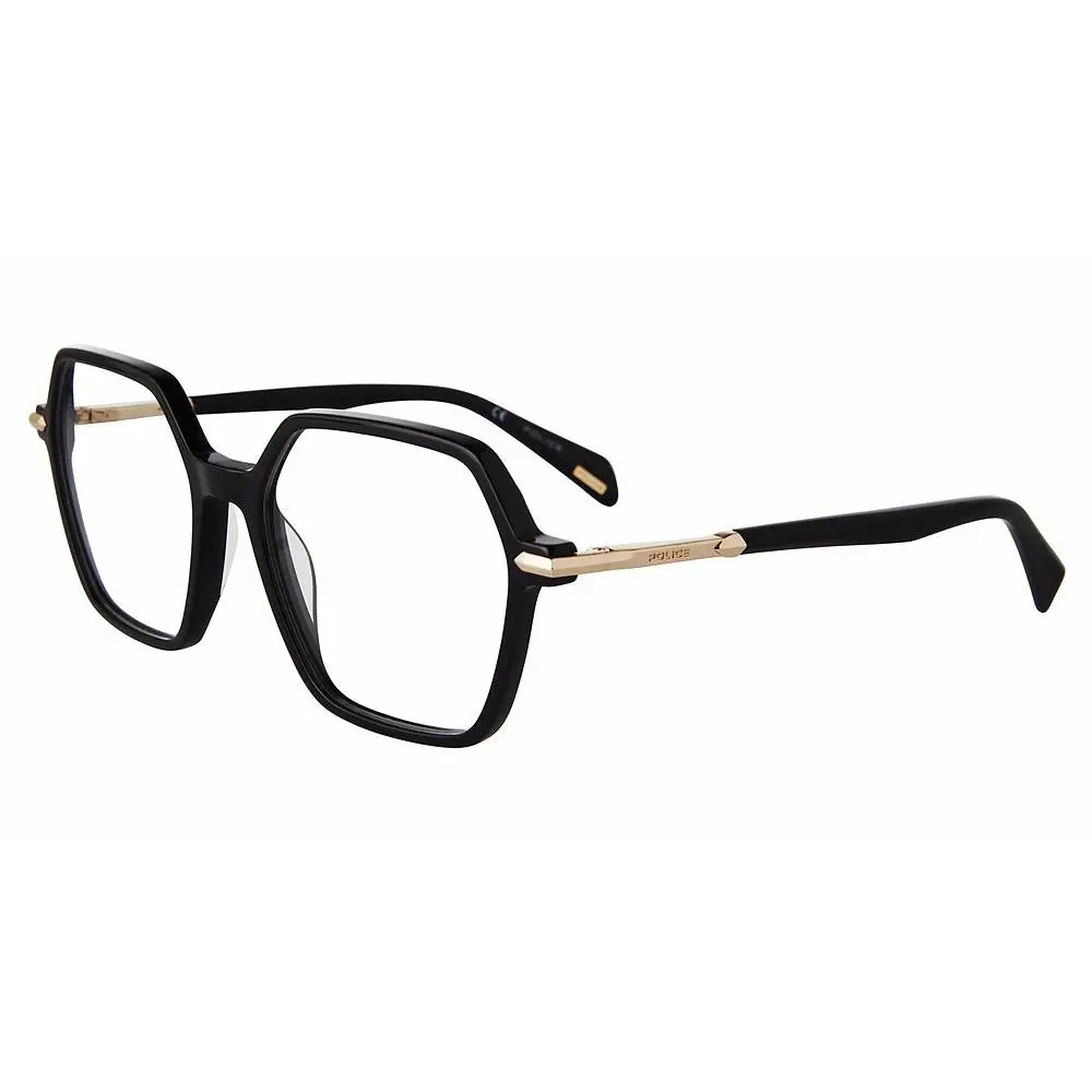Police VPLG26 Eyeglasses Eye Glasses 0700 Black 53mm Unisex