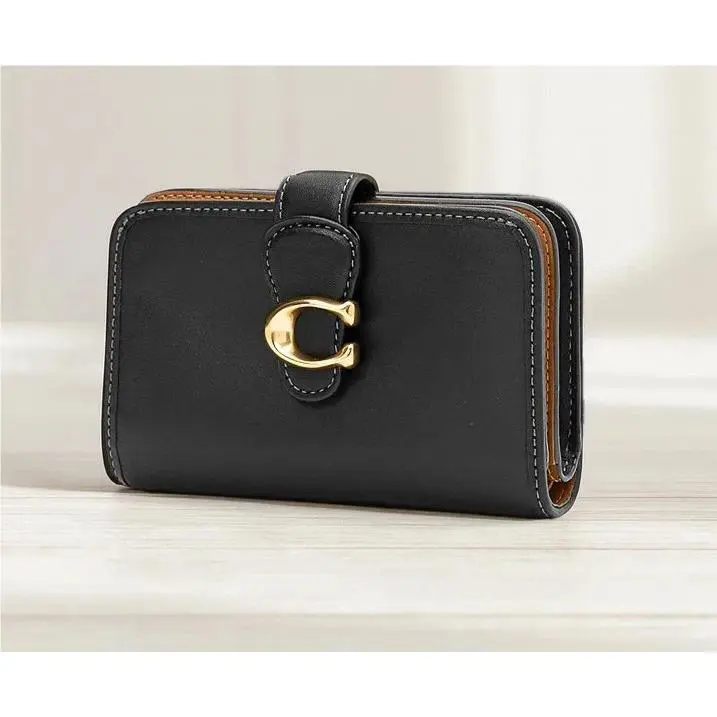 Coach Tabby Medium Wallet Leather Black CA193 Outlet
