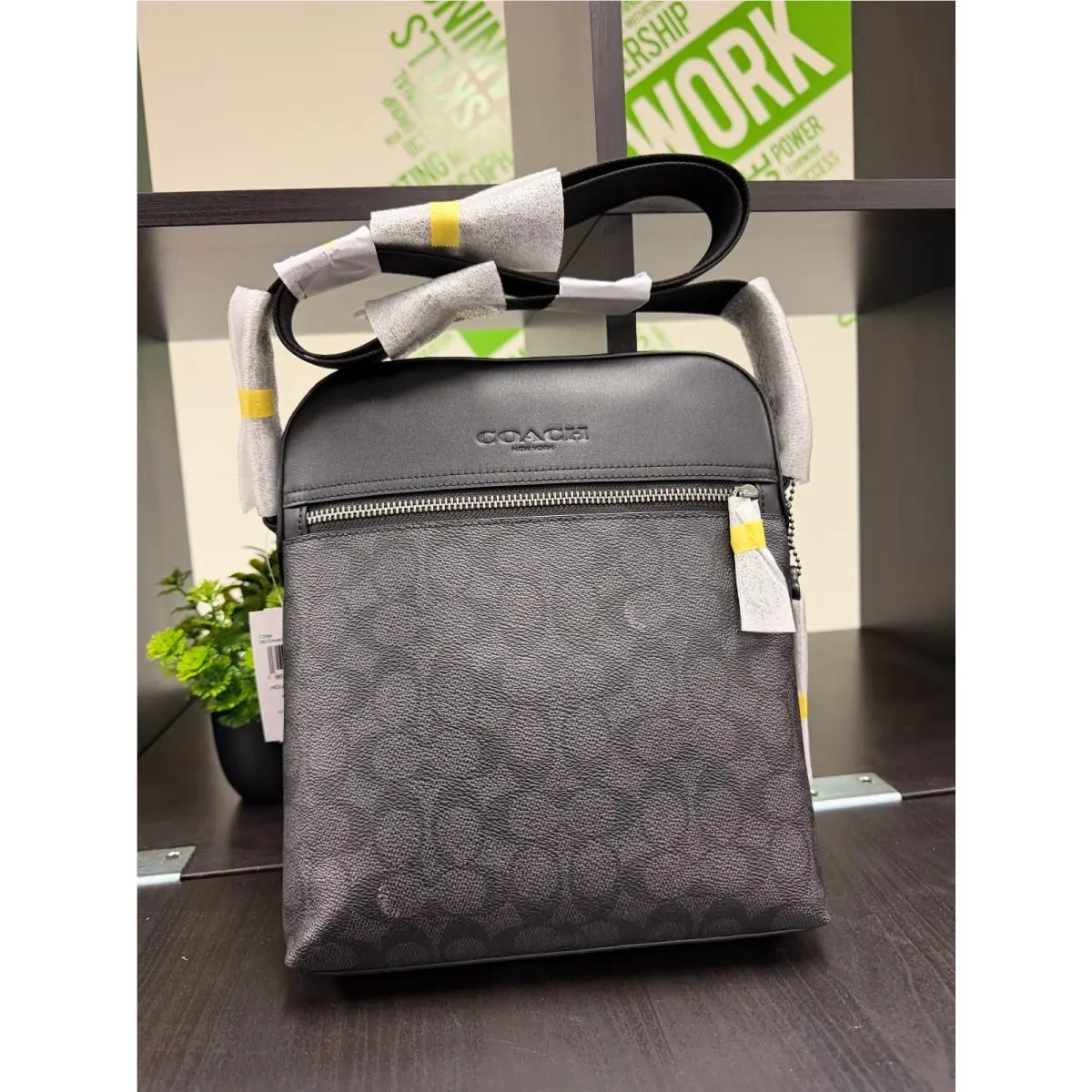 Coach Houston Flight Bag In Signature Canvas CZ398