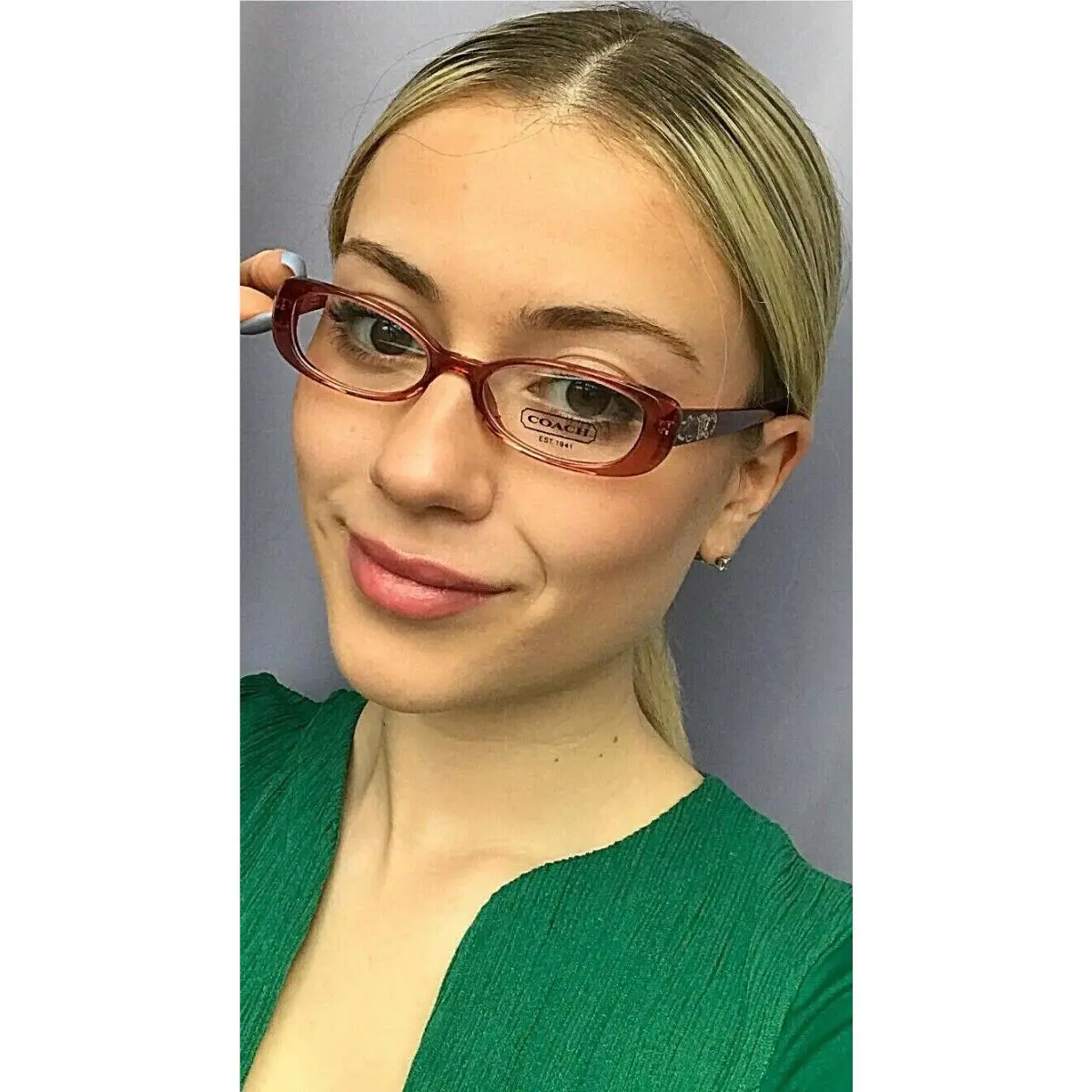 Coach HC 6016 Saige 5054 Pink 46mm Girl Junior Eyeglasses Frames