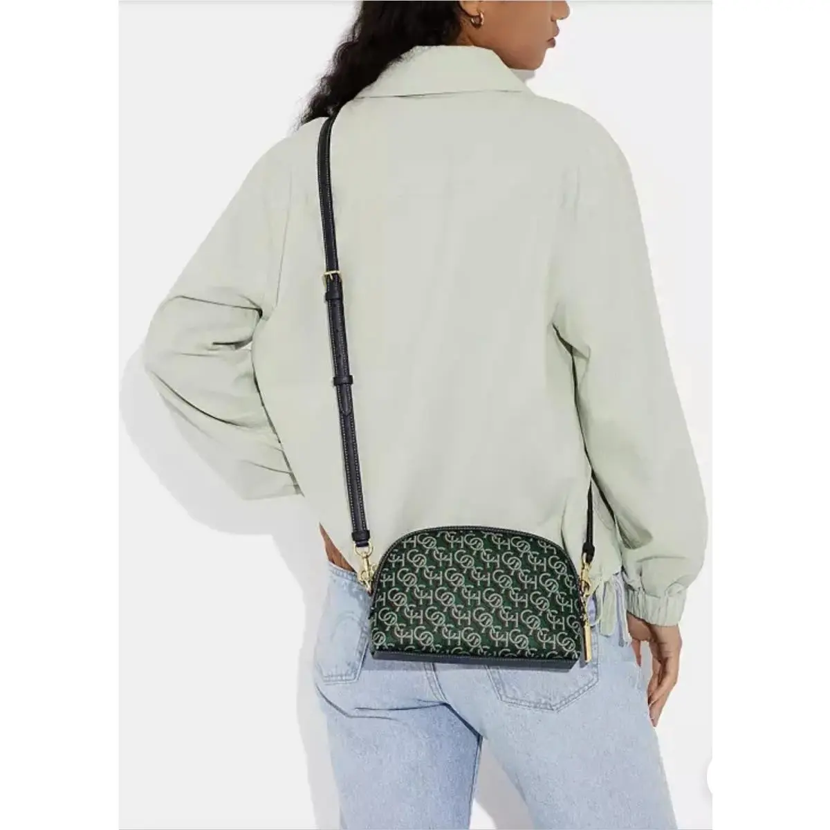 Newt Coach Madi Crossbody W/ Coach Monogram in Store MSRP:$328