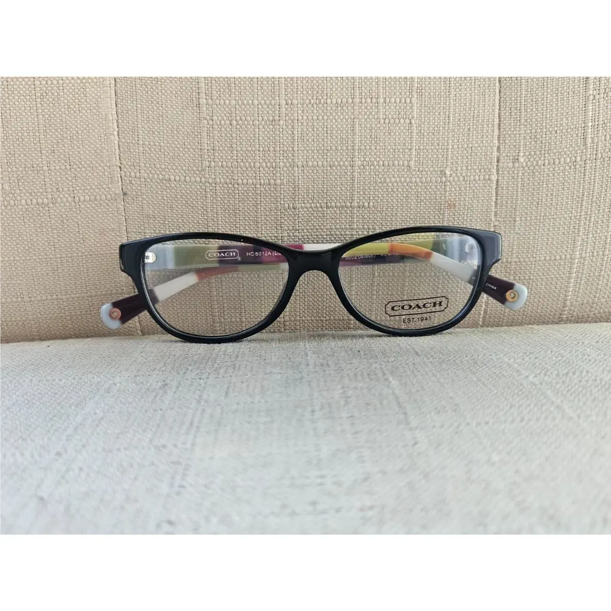 Coach Eyeglasses Frame Black Dakota HC6012A 5002 Eyewear Glasses Frame Only