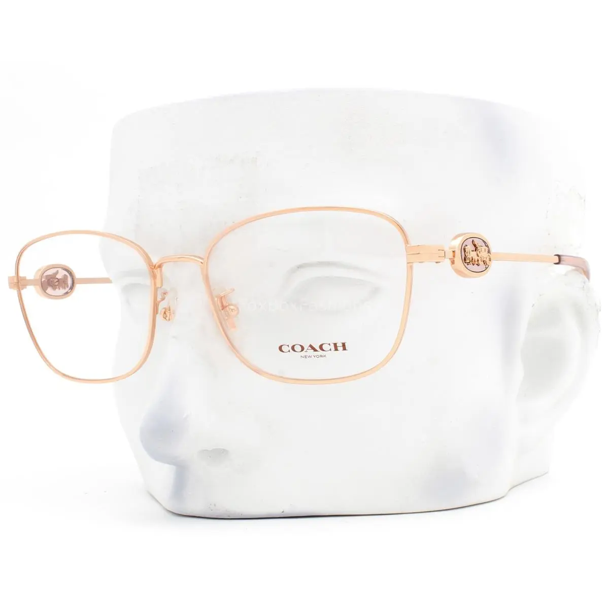 Coach Eyeglasses HC 5183 9331 Glasses Shiny Rose Gold Metal 54mm with Case
