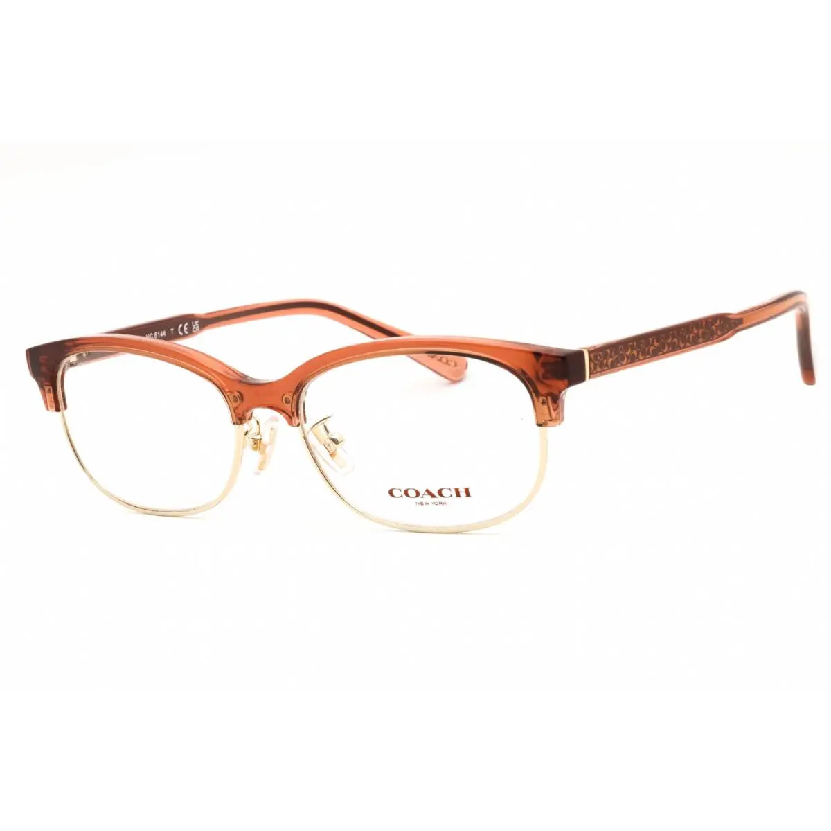 Coach HC6144-5726-53 Eyeglasses Frame Size 53mm 16mm 140mm Brown Women 72512539