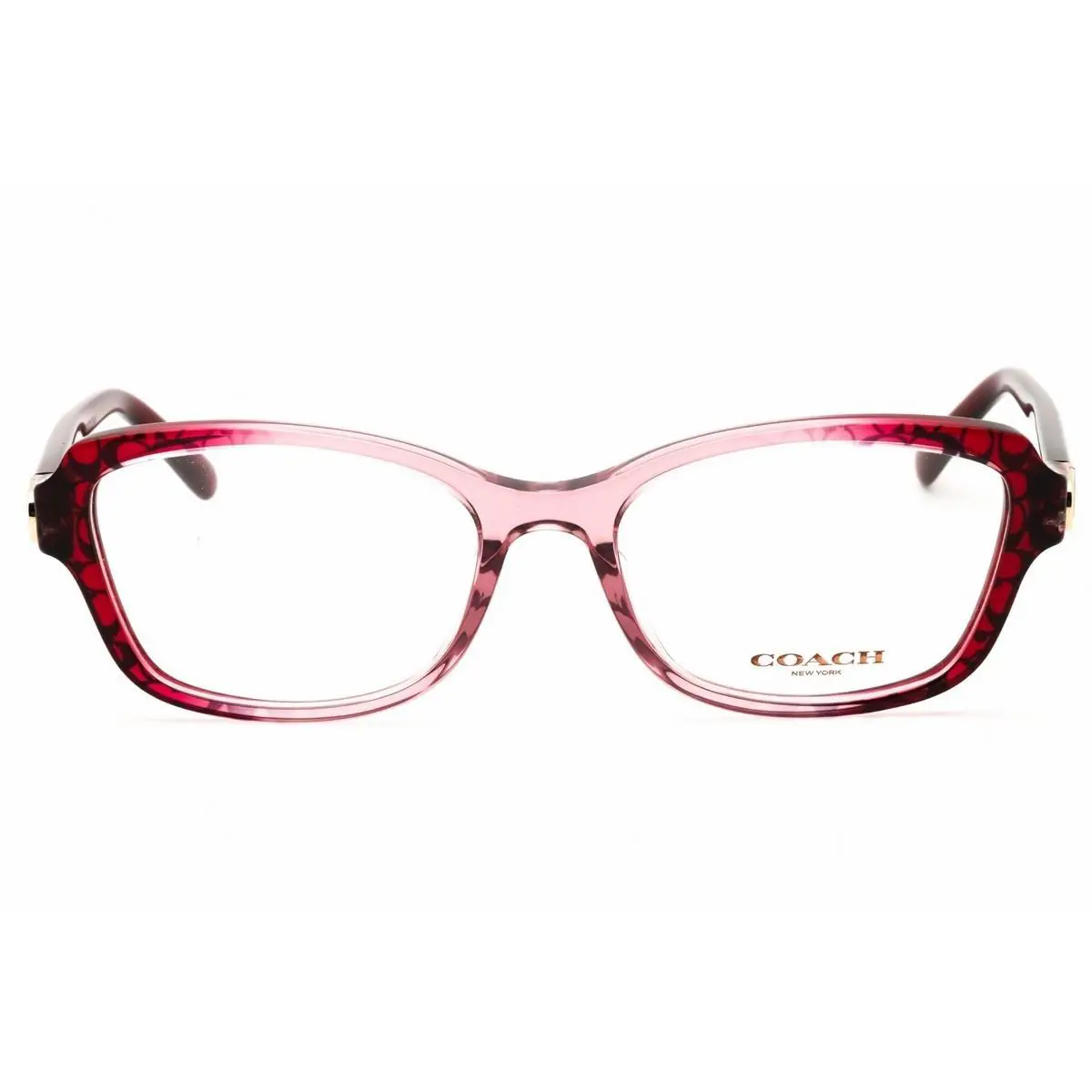 Coach HC6193U-5709-53 Eyeglasses Frame Size 53mm 17mm 140mm Red Women 725125386